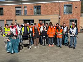 Gemeinsam angepackt: Lebenshilfe beteiligt sich an Müllsammelaktion