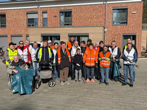 Gemeinsam angepackt: Lebenshilfe beteiligt sich an Müllsammelaktion
