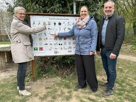 Kommunikation für alle – Neue Metacom-Tafel im Park der Generationen